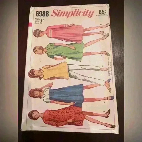 Vintage Simplicity Sewing Pattern - Picture 1 of 2